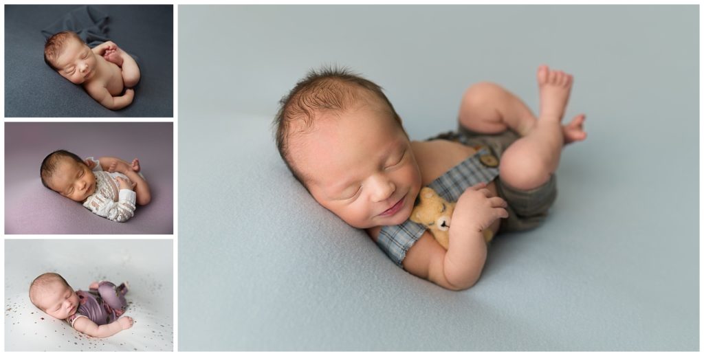 Huck Finn Newborn Pose
