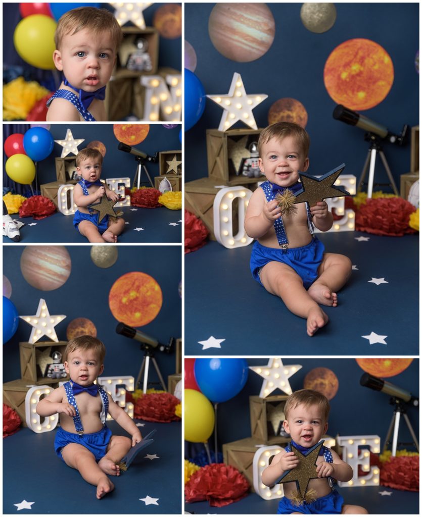 space first birthday theme