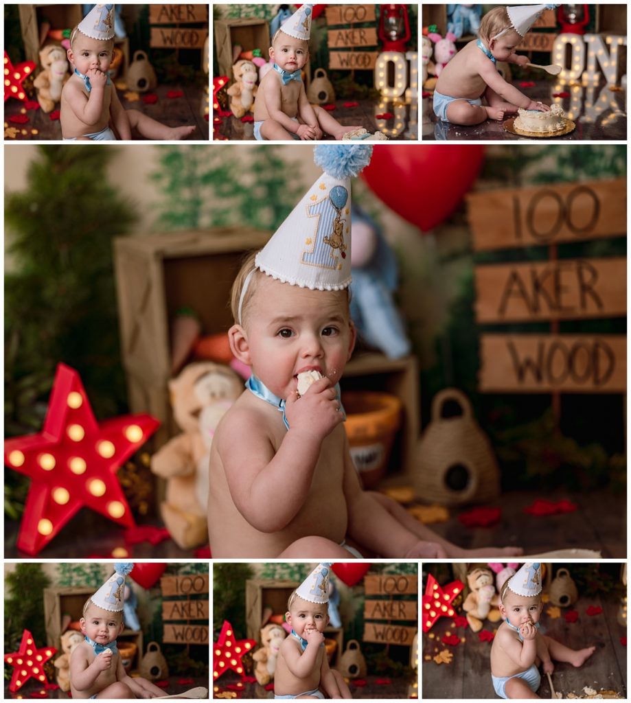 one year old boy winnie the pooh birthday