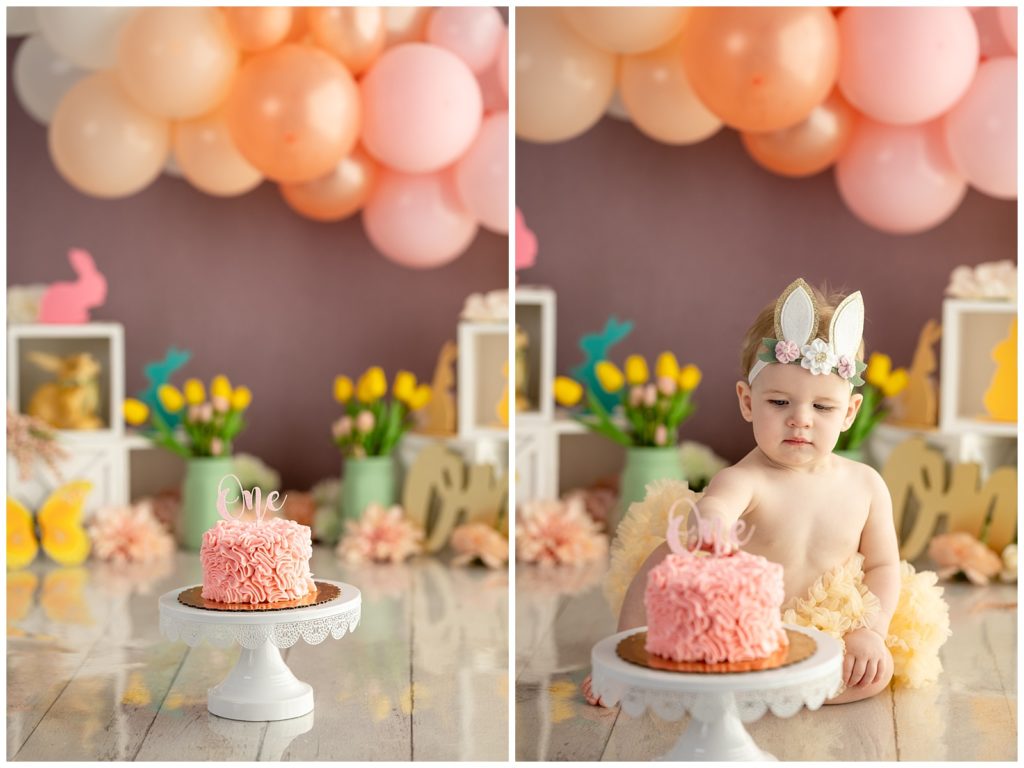 some bunny is one cake smash