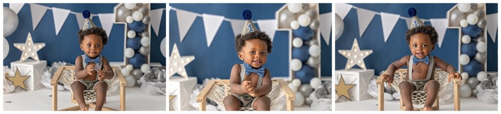 cute baby boy first birthday photo shoot
